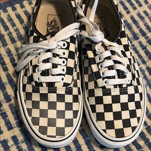Checkered Vans Size 8.5 W